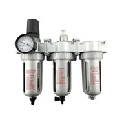 All Tool Depot 3/8" NPT MID FLOW 3 Stages Filter Regulator Coalescing Desiccant Dryer System (AUTO DRAIN) FRFLM863NA